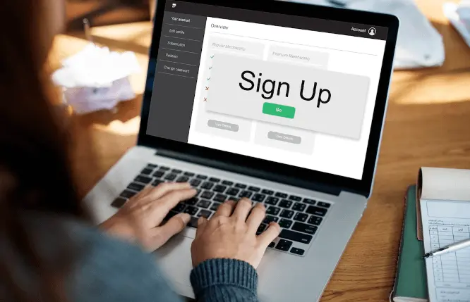 Signup with Abacasys